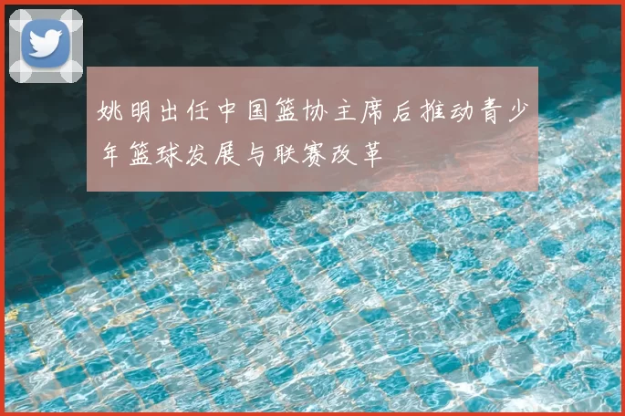 姚明出任中国篮协主席后推动青少年篮球发展与联赛改革